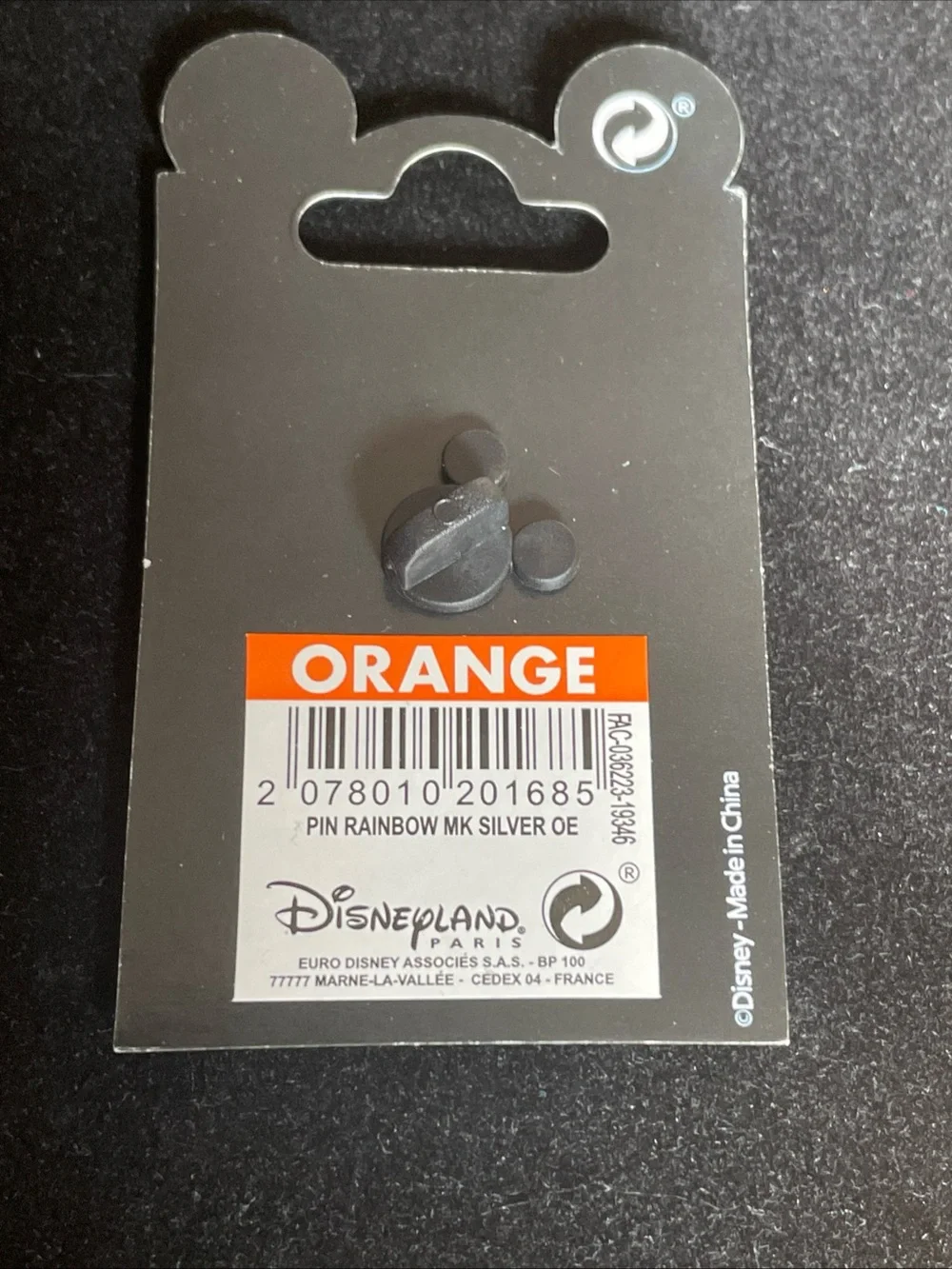 New Disney Rainbow Minnie Mouse Brooch - Multicolor